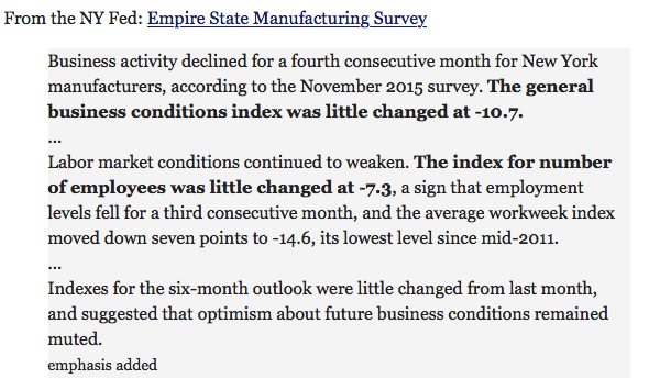 Empire State Manufacturing, China Power Usage, Stock Buy Backs