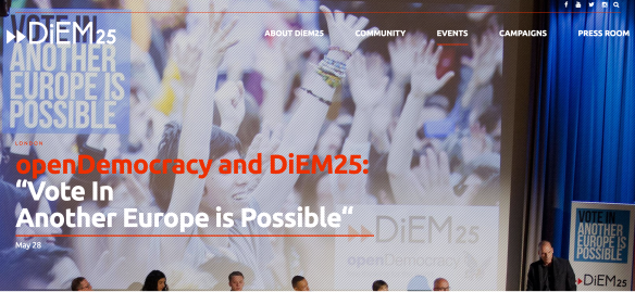 The radical case for the UK to stay in the EU – London DiEM25 event, 28th May 2016