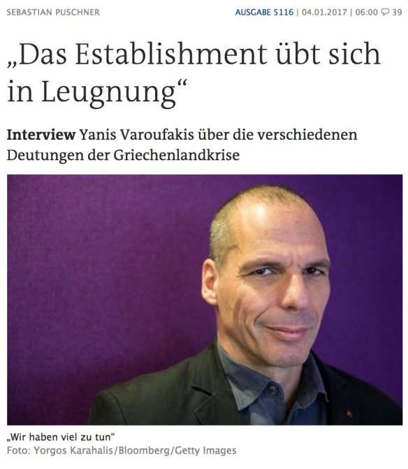 The Establishment is in denial – interviewed by der Freitag (English text)