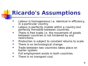 Ricardian trade theory — how is this still a thing?