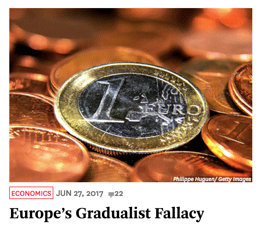 Europe’s Gradualist Fallacy – Project Syndicate op-ed
