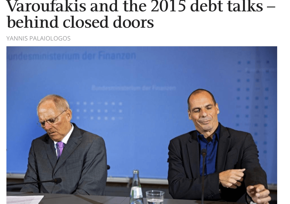 “I was right about the debt, and you know it!” – My reply to Kathimerini’s latest tirade