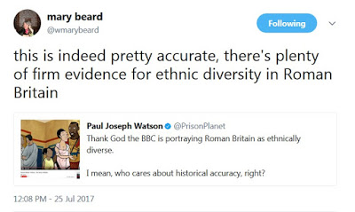 The BBC, Mary Beard and Diversity in Roman Britain