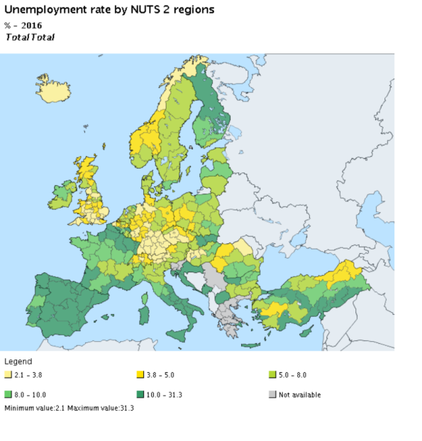 Low unemployment rates are here again (at least in parts of Europe). Surprise (not): productivity increases, too.