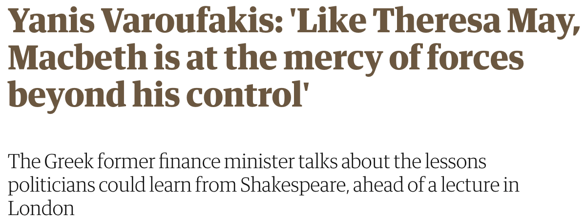 The Guardian previews my Annual Shakespeare Lecture, tonight (19 March 2018) at the Rose Theatre