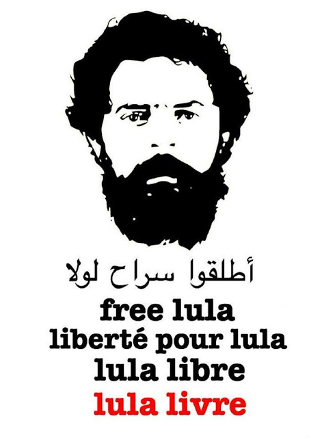 Lula da Silva is a political prisoner. Free Lula!