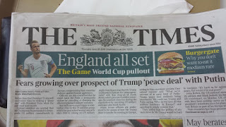 Times Headline: Fears Over Prospect of Peace