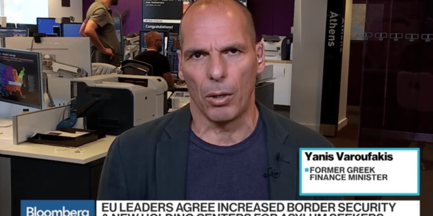 Varoufakis Says There’s an EU Crisis, Not a Refugee Crisis – Bloomberg