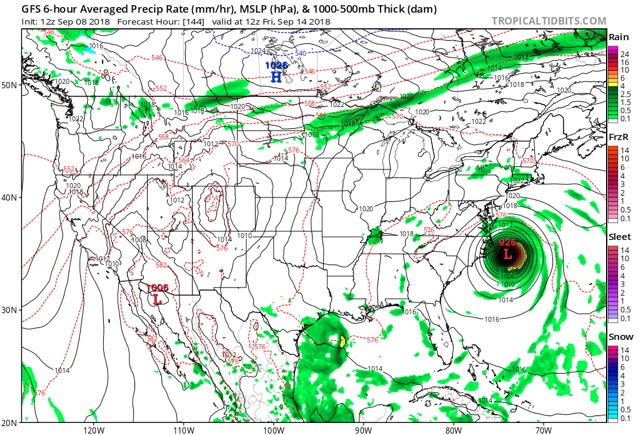 Next Friday could be a very bad day somewhere along the East Coast