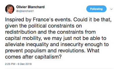 Olivier Blanchard tweet