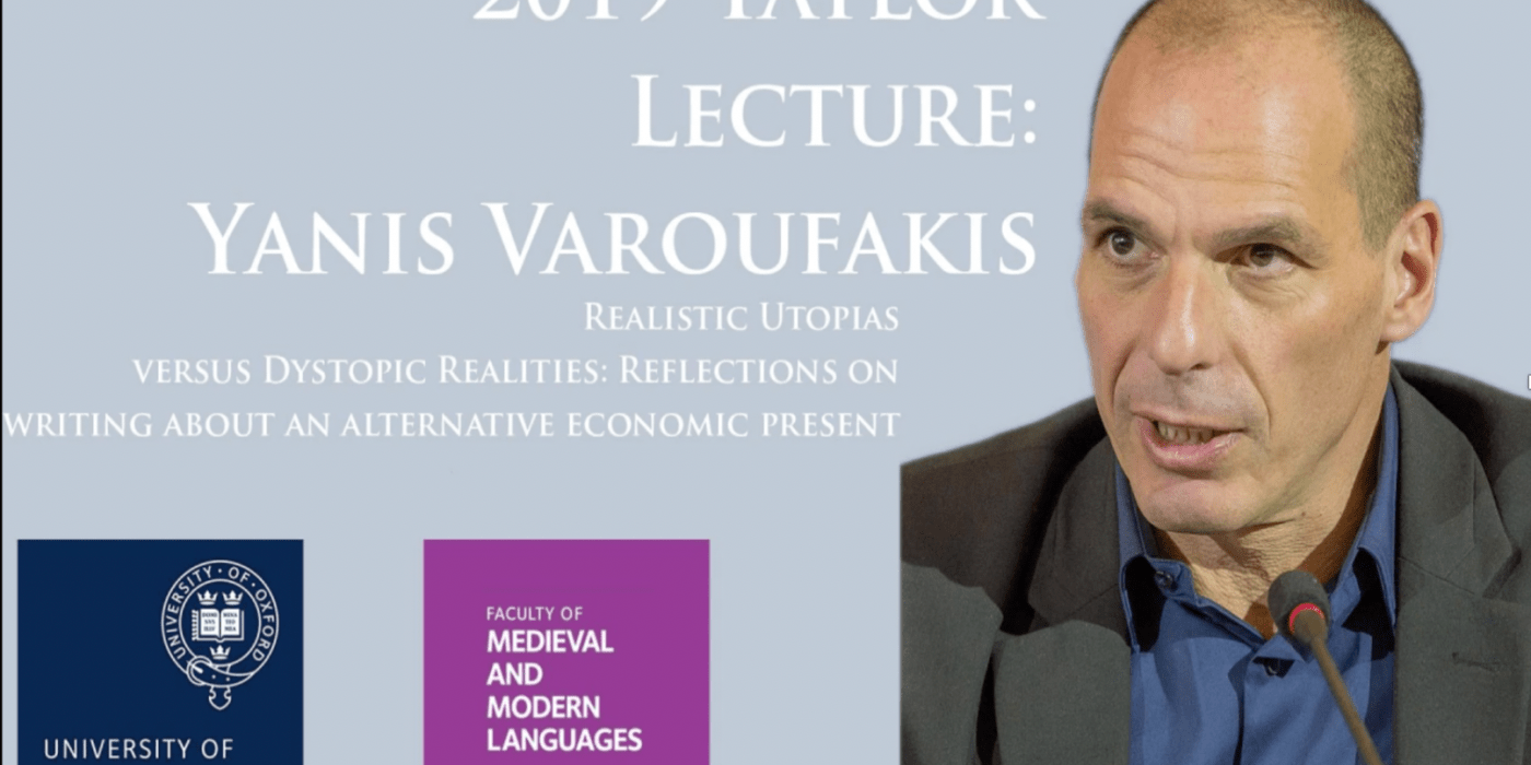 Utopian science fictions legitimising our current dystopia – 2019 Taylor Lecture, Oxford University