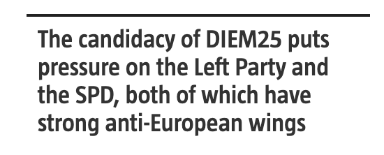 Tageszeitung-TAZ: DiEM25 as the best hope for overcoming Europe’s nationalist resurgence