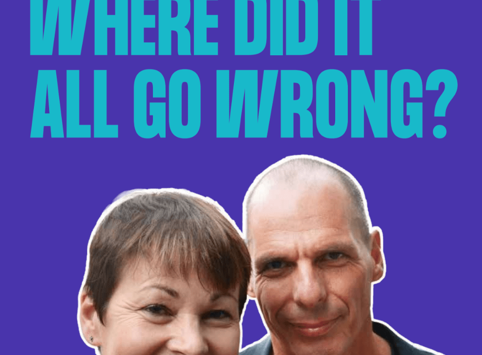 Caroline Lucas & Yanis Varoufakis search for what went wrong with democracy &ndash; THE BIG ISSUE