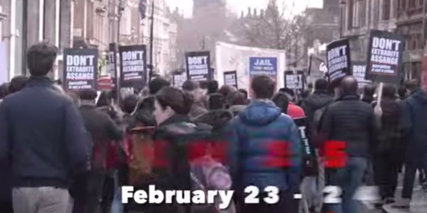 Londoners for Assange – Dimitri Zografakis’ short film