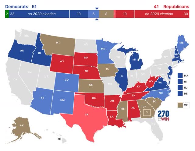 2020 Presidential and Senate polling nowcast through October 3: a partial rebound for Biden