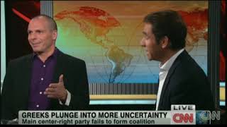 CNN Amanpour et Yanis Varoufakis sur la situation politique et économique en Europe, mai 2012.