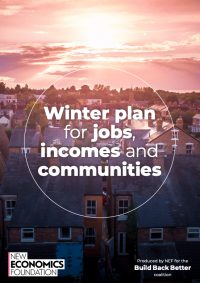 Winter plan for jobs, incomes and communities
