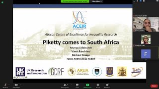 ACEIR webinar | South African inequalities and Piketty’s “Capital and Ideology”, 30 November 2020