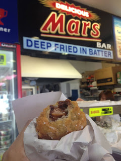 Deep-fried Mars Bar