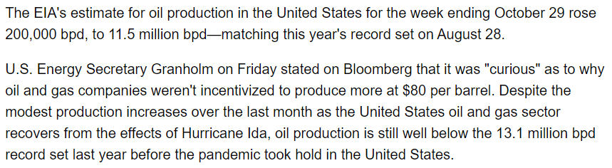 Employment, US oil production