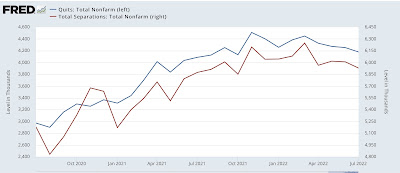 July JOLTS report: the broad deceleration in the game of reverse musical chairs (generally) continues