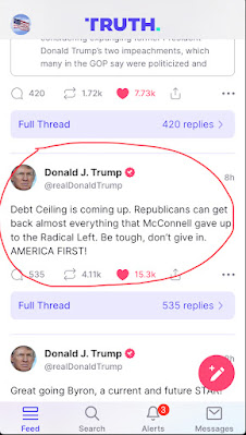 Trump on debt ceiling