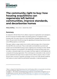 The community right to buy