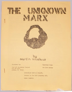 The Unknown Unknown Marx