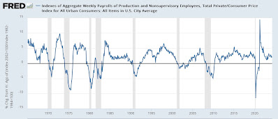 Real wages, payrolls, and consumption vs. employment, and their forecast implications: April update