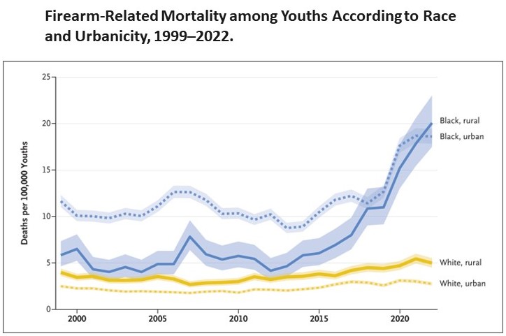 The Increasing Firearms-Related Deaths among U.S. Black Rural Youths