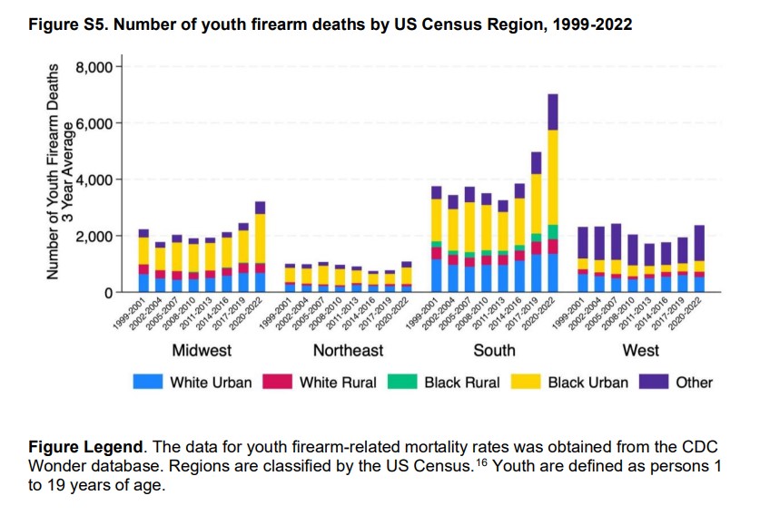 The Increasing Firearms-Related Deaths among U.S. Black Rural Youths