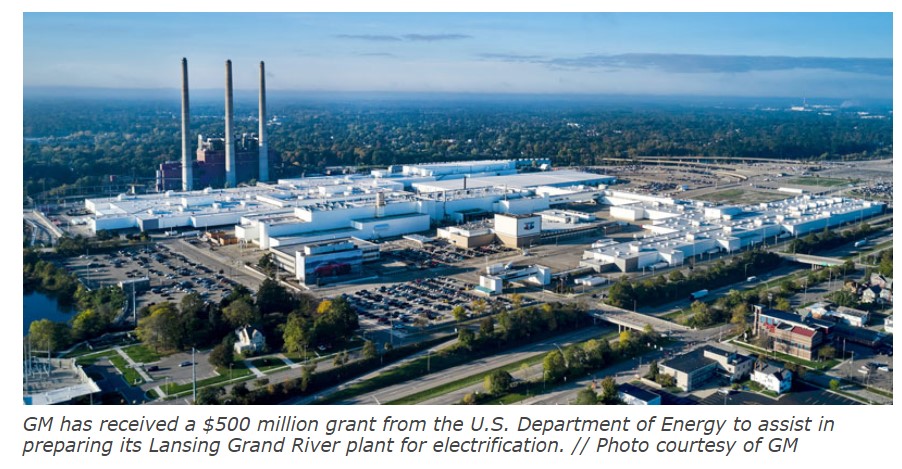 General Motors Lansing Grand River Plant Conversion to Electric Vehicles