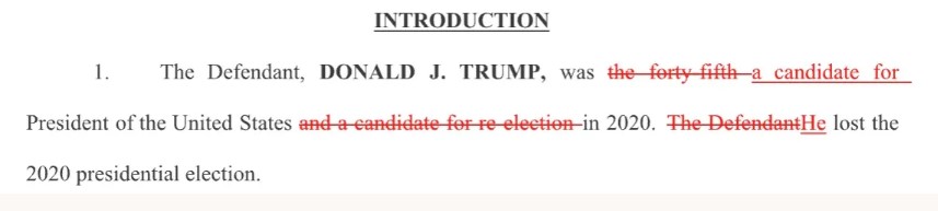 Superseding Indictment in the Election Interference Case