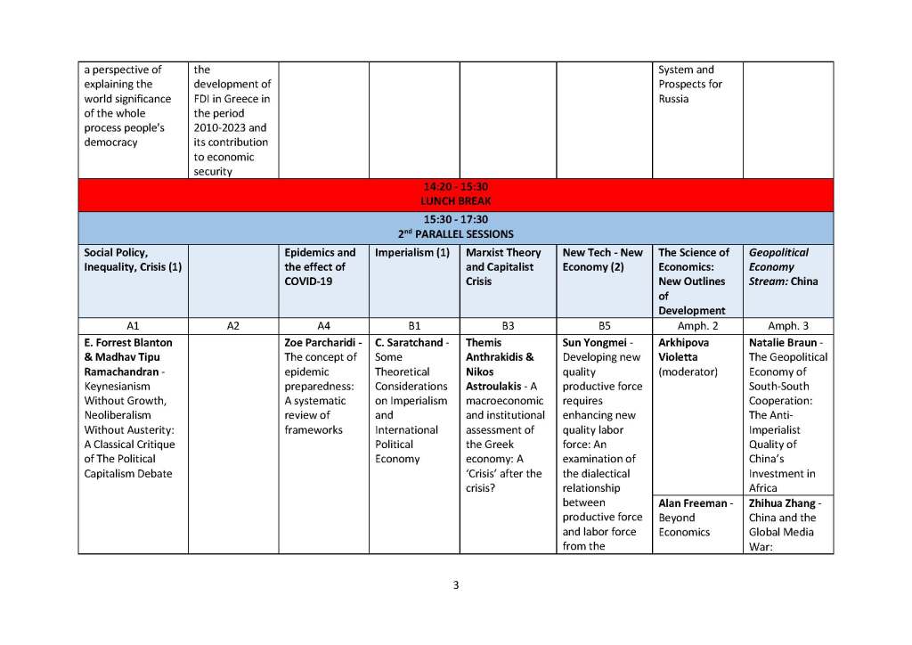 17th WAPE Forum – Panteion University 2-4 August 2024