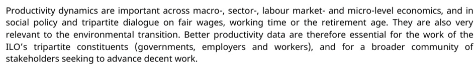 The political economy of estimating productivity.