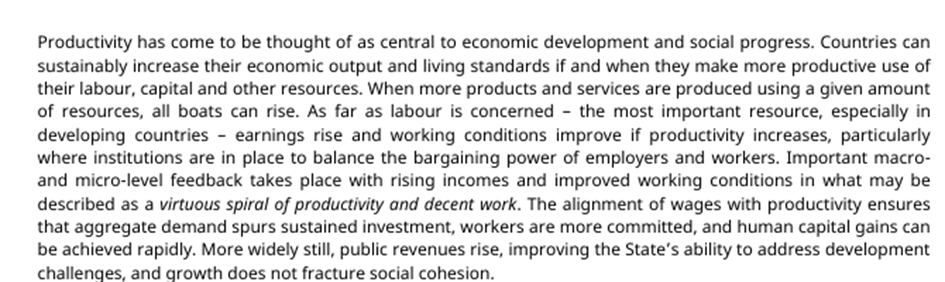 The political economy of estimating productivity.